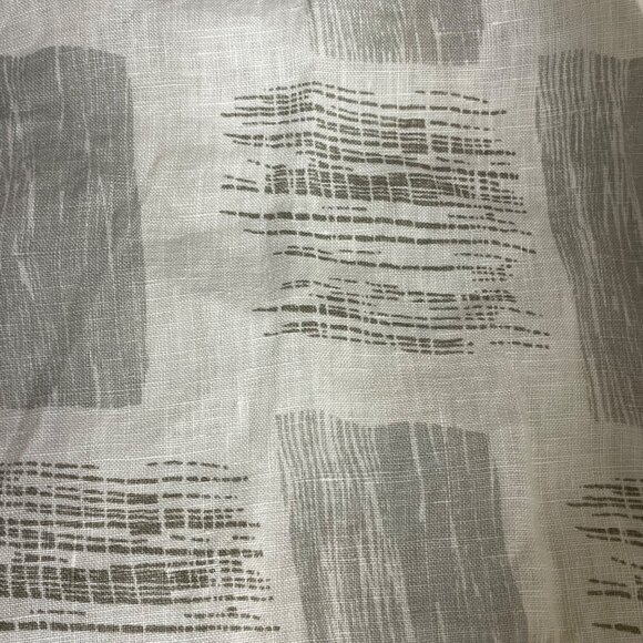 Click Color Me Cotton Linen Abstract Button Down Top Tie Front Sz MED Lagenlook - Picture 5 of 7